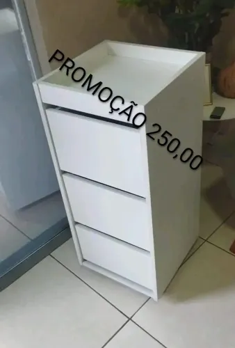 CARRINHOS AUXILIAR P SALÃO/ BARBEARIA MDF NOVO