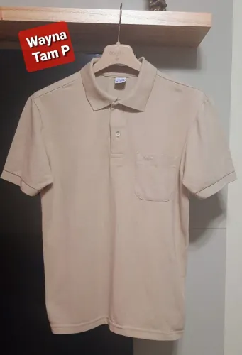 Polo Masculina Bege