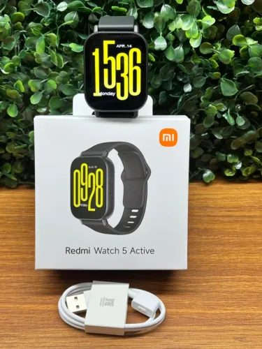 Redmi Watch 5 Active - Tela de 2'' e até 15 dias de bateria, a prova d'água, Entrega Gráti