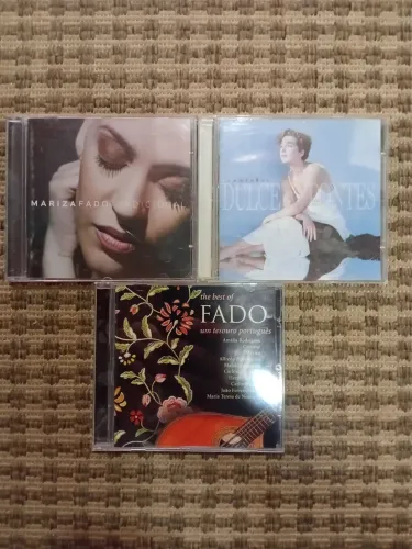 3 CDs de Fado - Mariza, Dulce Pontes e Coletânea