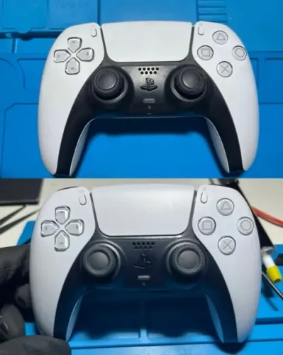 Troca do botão analógico do controle PS5 e Xbox.