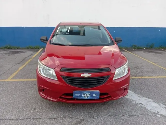 Gm Chevrolet Onix Mt Lt 1.0 Joy Flex Completo 2016  Vermelho .....