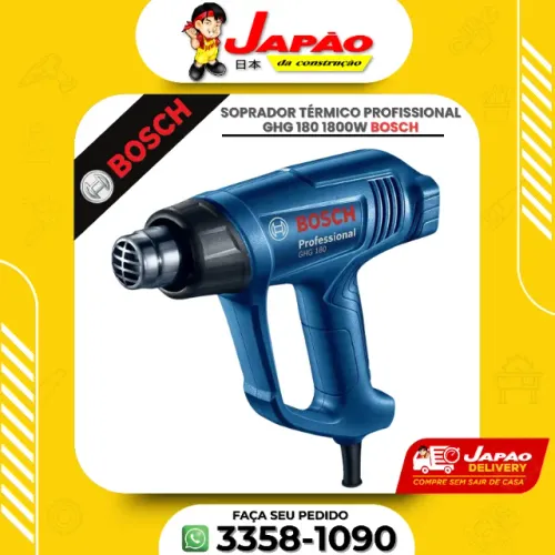 Soprador Térmico Profissional 1800W Bosch Garantia 1 Ano