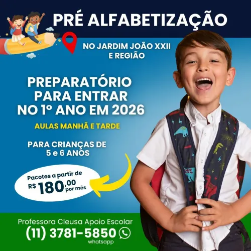 Aula de Reforço Professora Cleusa