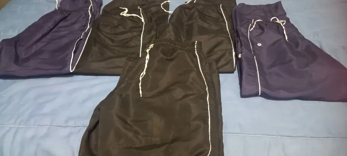 Kit 5 calças tactel masculinas M.novas 100,00
