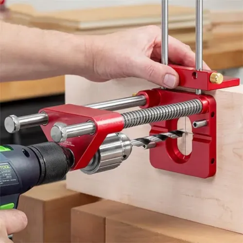 Suporte de Furadeira Vertical Mini Portátil Guia Centralizador de Furação