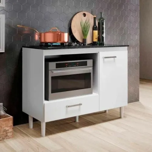 Balcão para fogão cooktop forno fit