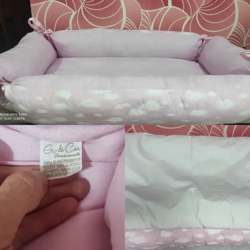 Ninho para bebê com enchimento macio, Giz de Cor!!!
