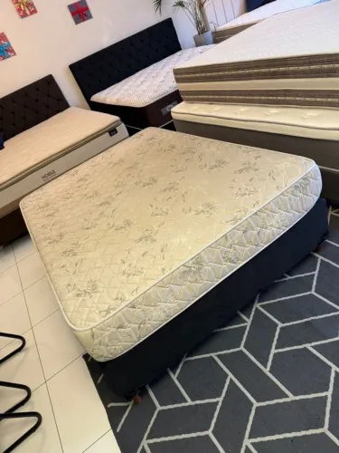 Colchão Casal + cama CASAL CASTOR D45 - Entrego!