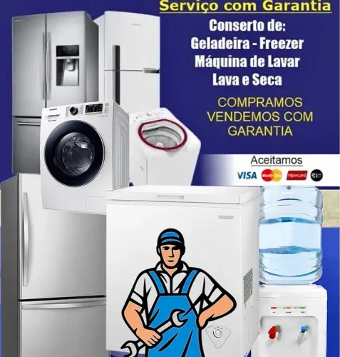 Manutenção em aparelhos domésticos! Conserto de geladeira etc