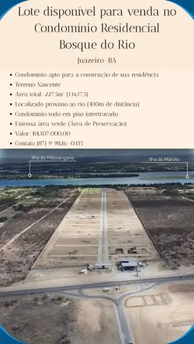 Terreno em condomínio-Juazeiro