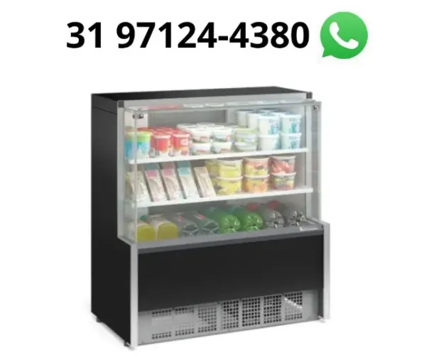 Balcão Refrigerado 1,10M Gelopar 2 Placas Novo
