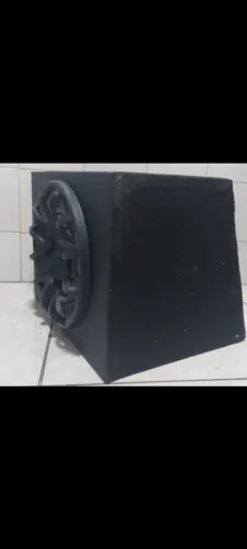Caixa selada 45 litros com Subwoofer Bravox 12 polegadas, BK 12 D4, 350w RMS, bobina dupla