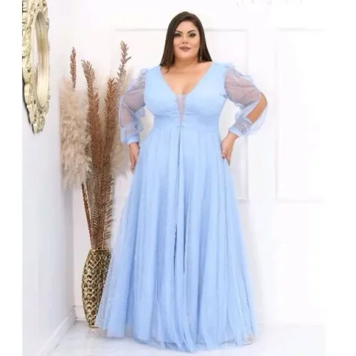 Vestido azul claro - Madrinha, festas, formatura 