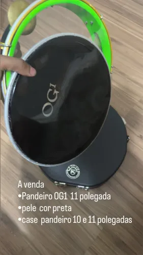 Pandeiro OG1 11 polegadas + case 