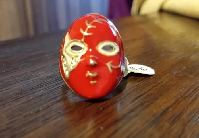 Anel  máscara de Veneza