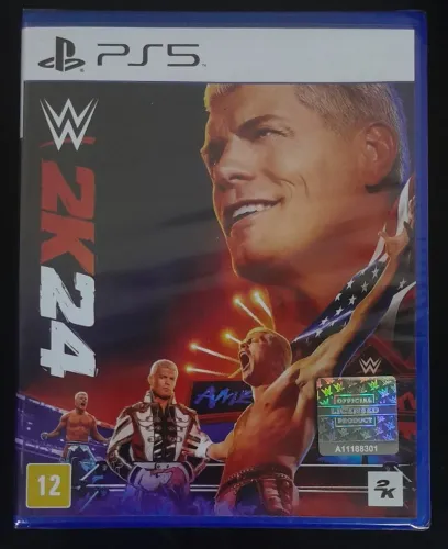Jogo Wwe 2k24vPs5 Mídia Física Novo Lacrado 