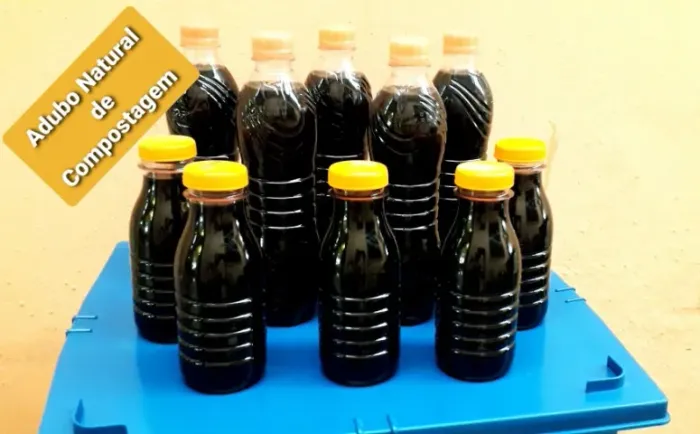 Adubo Natural Concentrado para Plantas e Jardinagem Orgânico de Compostagem