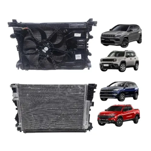 Kit Radiador Jeep Compass Renegade Commander 1.3 2022/2024 etq4741