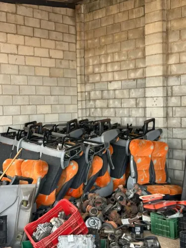 Bancada Ônibus G7 - Laranja