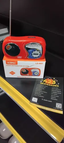 Mini rádio portátil AM/FM/TV