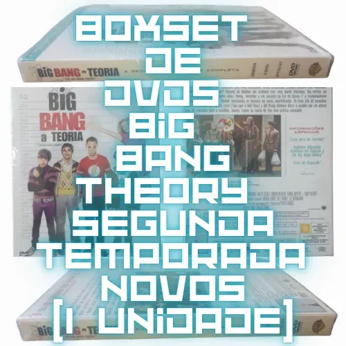 Boxset DVDs Big Bang Theory Novos