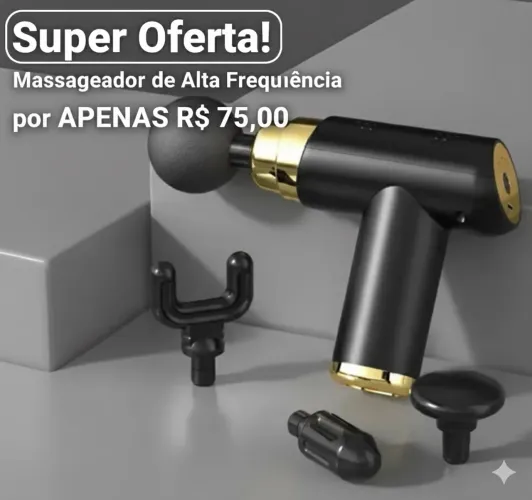 Massageador Elétrico Alta Frequência