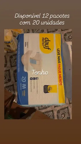 Fralda geriátrica descartável 