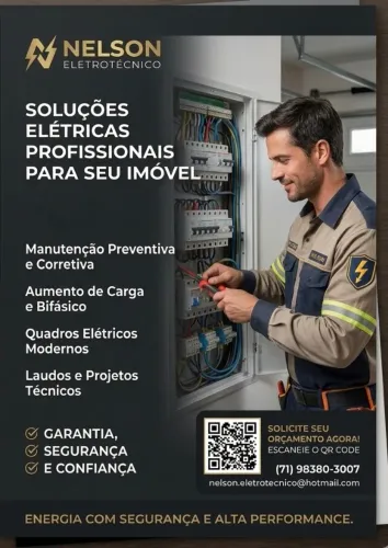 Solução profissional para problemas elétricos em geral