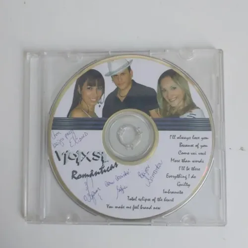 CD Banda Voxs Românticas Autografado Show Rio De Janeiro Anos 2010 Pop Internacional Raro
