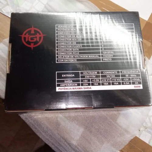 Fonte nova lacrada Tomahawk 500w