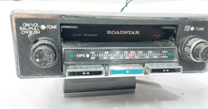 Toca-Fitas Roadstar King funcionando leia Raro -Pioneer-bosch-motoradio-carro-antigo