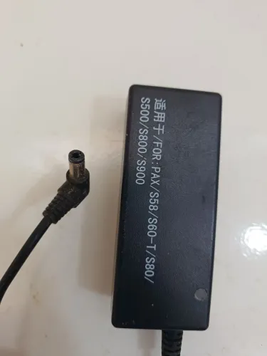 Carregador para POS pax s80 a80 9.0V 1.0A 9W