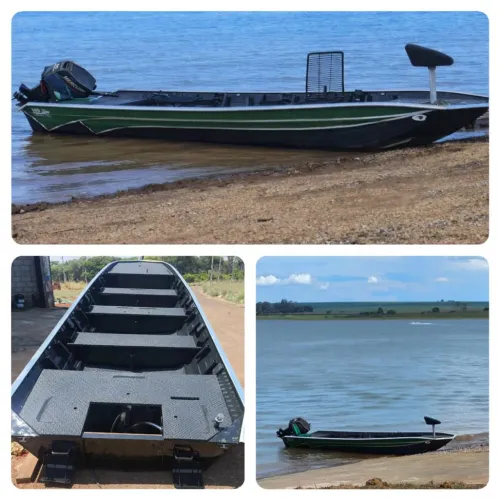 Canoa estado de zero + Motor 40 + Carreta usou 1 VezTopissima