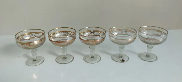 Taça de cristal para champanhe