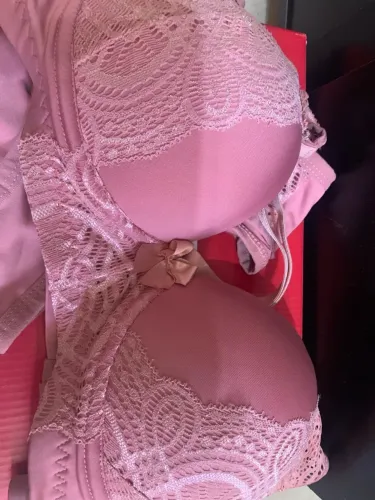 conjunto lingerie rosa GG