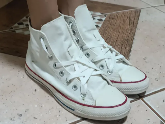 Tênis Chuck Taylor All Star Cano Alto Branco