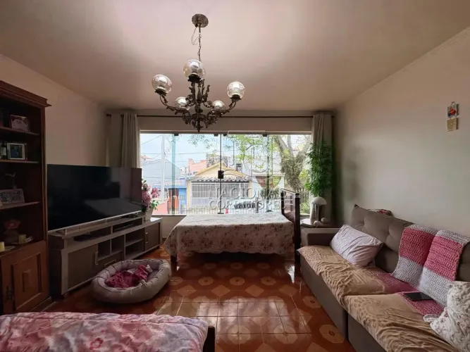 Casa assobradada para aluguel, 3 quartos, 1 suíte, 2 vagas, Vila Metalúrgica - Santo André