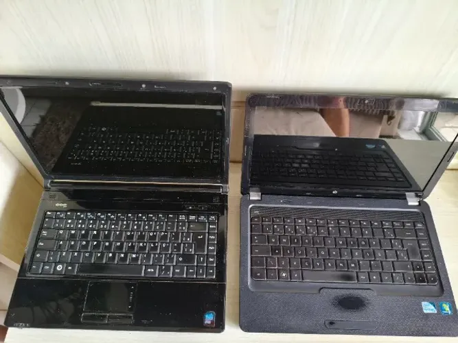 Lote de 2 Notebooks pcs HP e CCE Venda no Estado s/ Garantia restauro ou peças