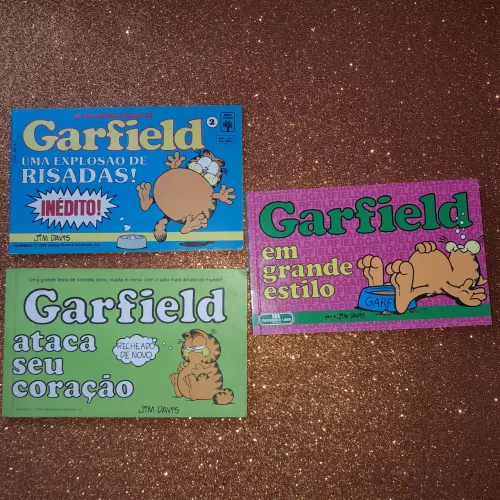 Livros Gibi Garfield coleção