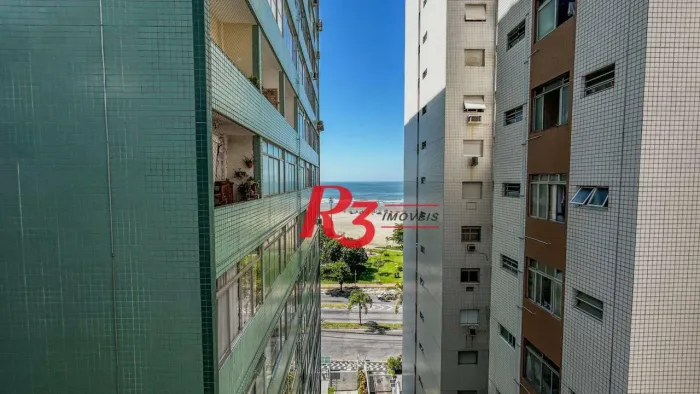 Apartamento com 1 dormitório para alugar, 50 m² por R$ 4.500,00/mês - José Menino - Santos