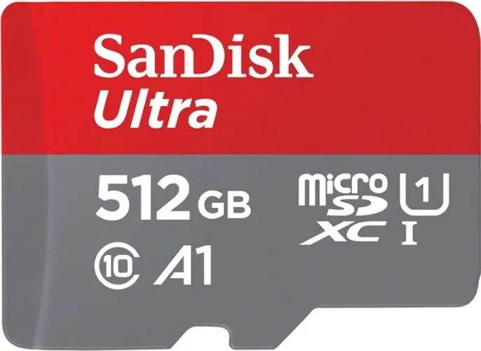 SanDisk Cartão de memória Ultra MicroSDXC UHS-I, capacidade de 512 GB