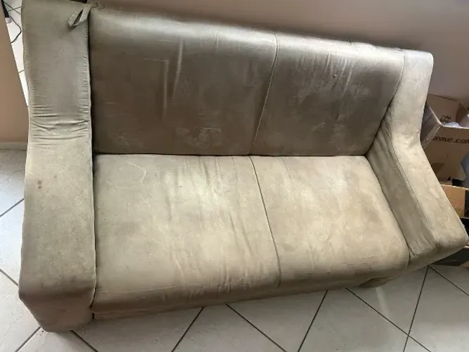 Sofá-cama báu de casal - BEGE