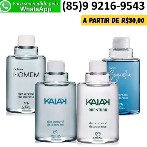 Refil Desodorante Deo Corporal Spray Natura Masculino Ou Feminino 100ml