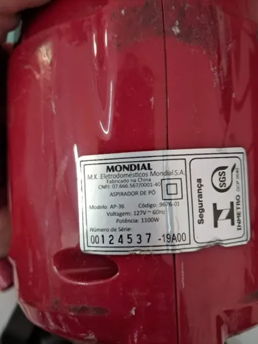 Peças para aspirador Mondial AP-36