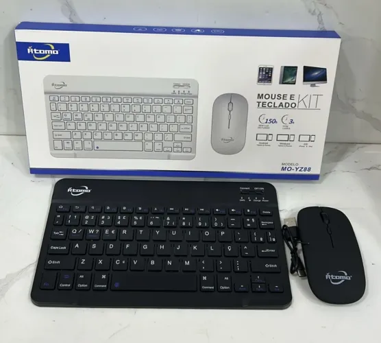 Kit teclado e mouse sem fio