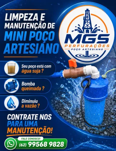 Limpeza e Manutenção de Mini Poço Artesiano