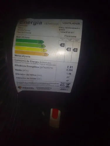 Ventilador britânia funciona perfeitamente