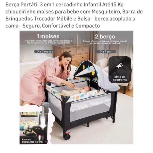 Cercadinho 3 em 1