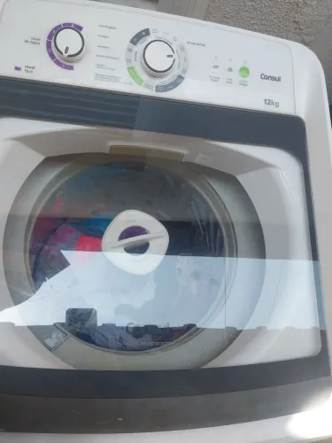 Lavadora consul 12Kg em perfeito estado de conservação cesto de inox semi nova